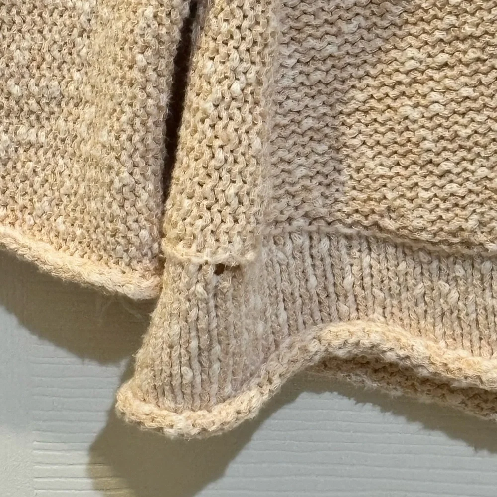 Free People Bright Lights V-Neck Sweater SZ  M - Picture 8 of 12